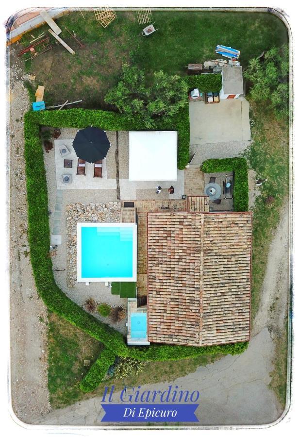 Bed and Breakfast Il Giardino Di Epicuro Rocca San Giovanni Esterno foto
